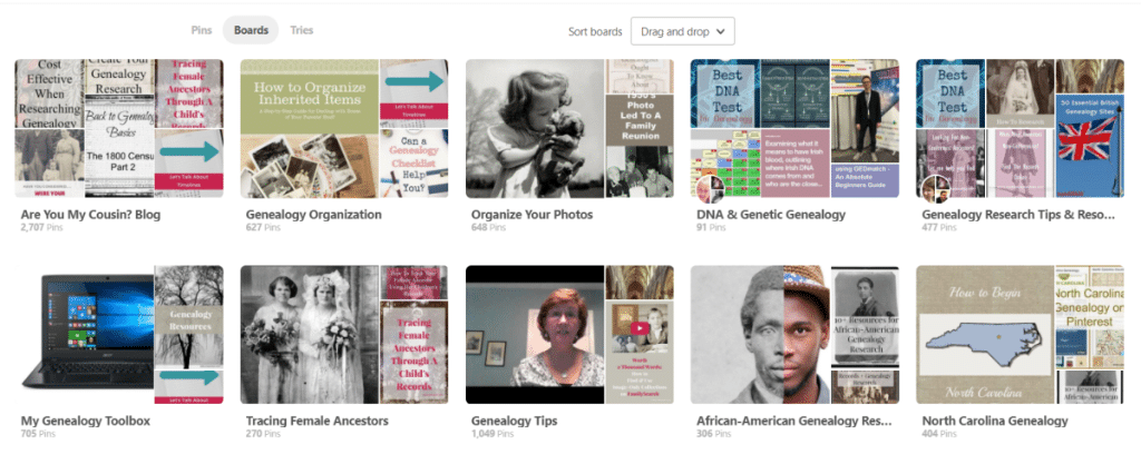 Pinterest-genealogy-boards-samples