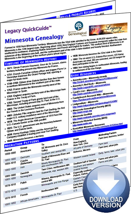 Minnesota Genealogy