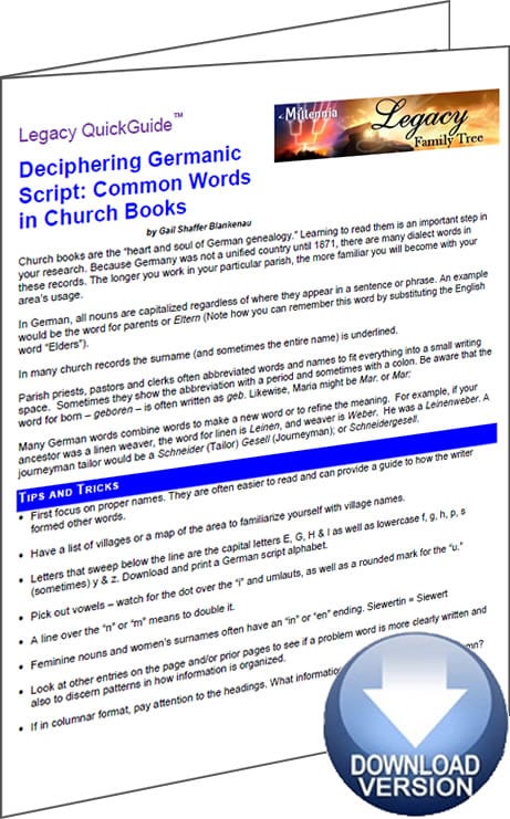 Deciphering Germainc Script