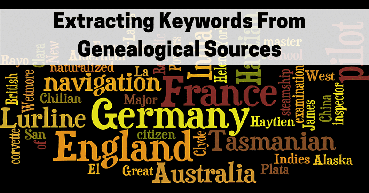 Extracting Keywords 1