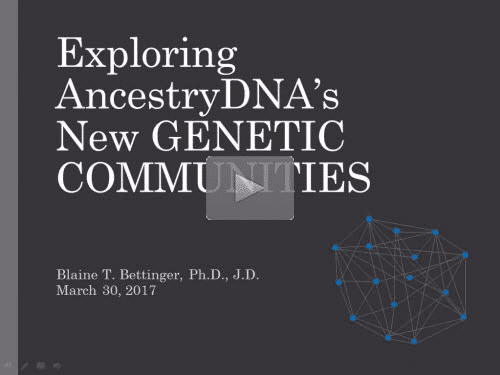 Exploring AncestryDNA’s New Genetic Communities by Blaine Bettinger