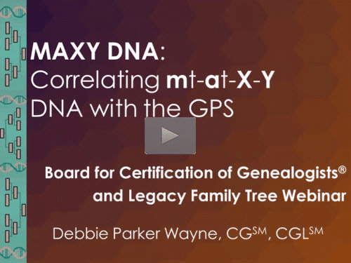 MAXY DNA: Correlating mt-at-X-Y DNA with the GPS