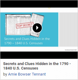 1790 - 1840 Census Secrets Uncovered