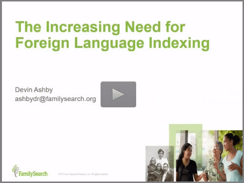 The Increasing Need for Foreign Language Indexing - free webinar by Devin Ashby now online for limited time