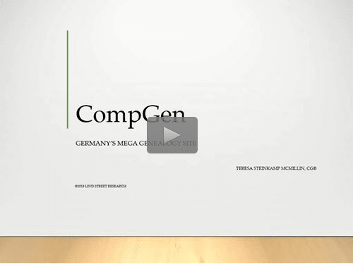 CompGen: Germany's Genealogy Mega Site