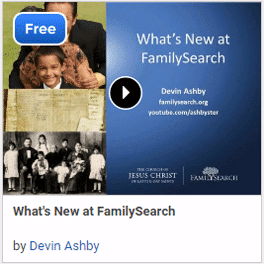 What's New at FamilySearch