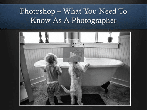Photoshop: What you need to know as a photographer - free webinar by Jared Hodges now online for limited time