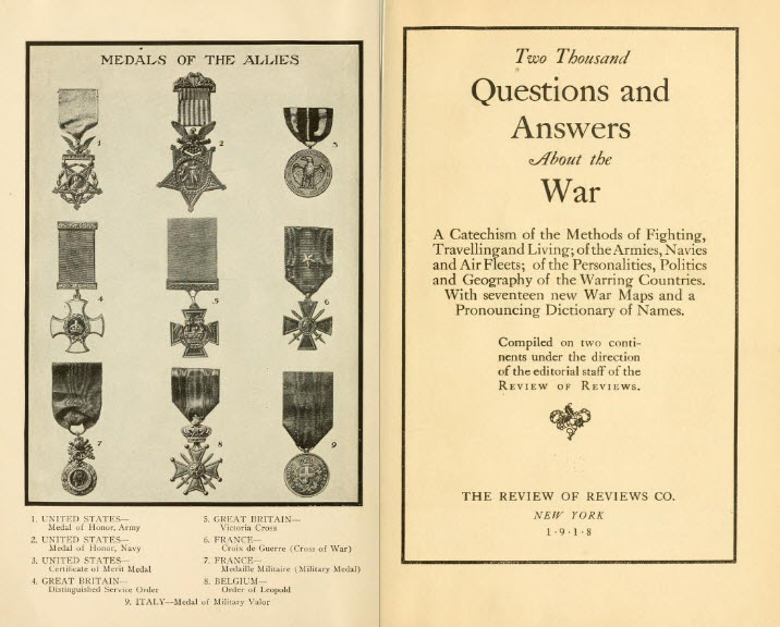WWI-2000 Questions