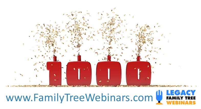 1000 webinars! 1000 webinars!