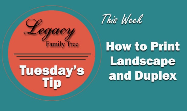 TT - How to Print Landscape and Duplex
