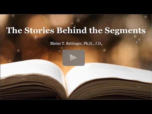 The Stories Behind the Segments - free webinar by Blaine Bettinger now online for limited time