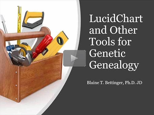 LucidChart and Other Tools for Genetic Genealogy - free webinar by Blaine Bettinger now online for limited time