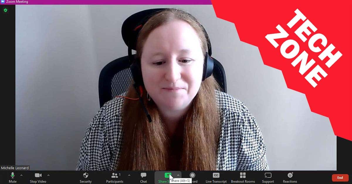 New TechZone Video - How to Record Virtual Presentations via Zoom by Michelle Leonard