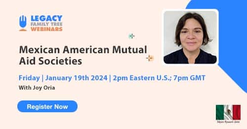 Register for Friday's Mexico Research Series webinar β Mexican American Mutual Aid Societies by Joy Oria Register for Friday's Mexico Research Series webinar β Mexican American Mutual Aid Societies by Joy Oria